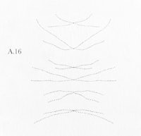 a black and white drawing of the eyebrows