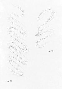 a pencil drawing of a wavy line on a piece of paper