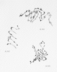 a black and white drawing of calligraphy